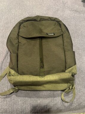 Thule Olive Green Two-Tone Backpack
